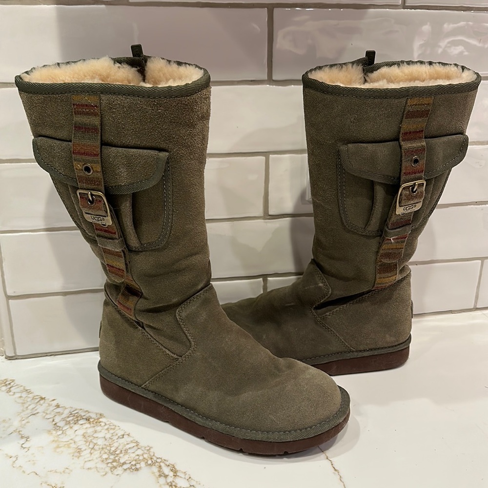 Green Ugg boots